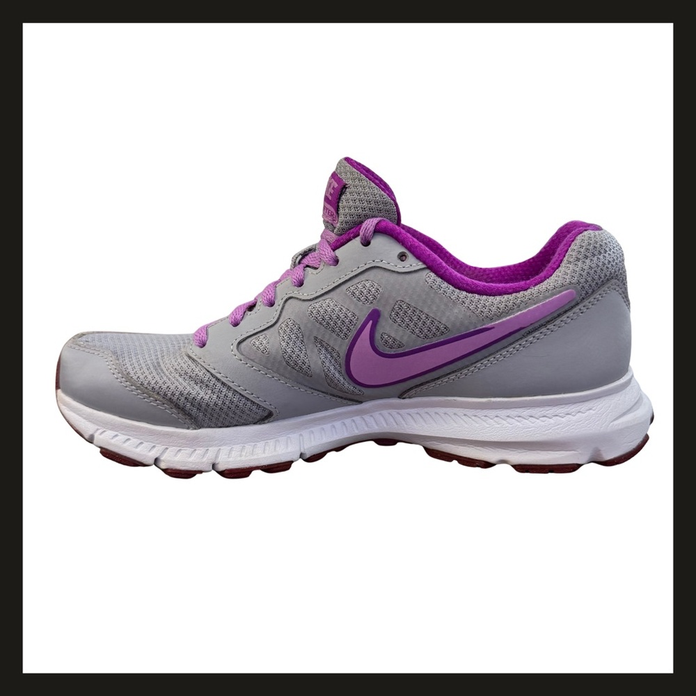 Nike Downshifter 6 Women’s Size 7 Grey Purple Running Sneakers 684765-017 EUC - Picture 2 of 14